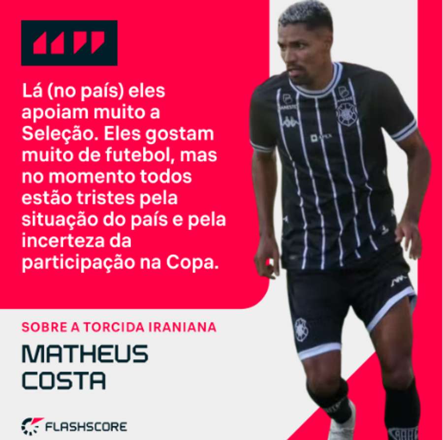 Matheus Costa, sobre a guerra