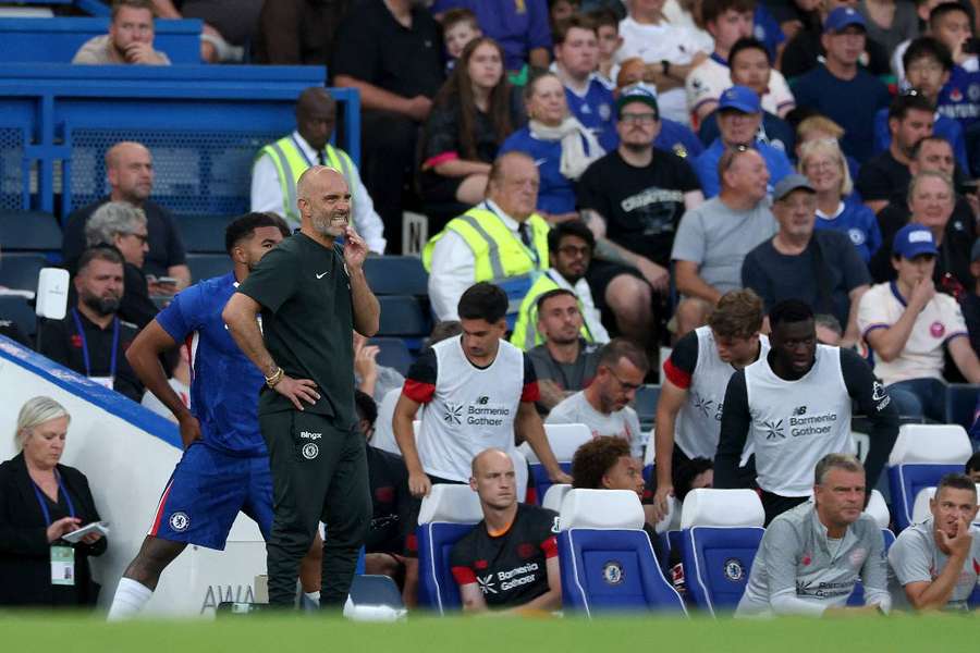 Enzo Maresca, entrenador del Chelsea