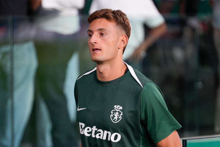 Silas Andersen em ação pelo Sporting Silas Andersen em ação pelo Sporting