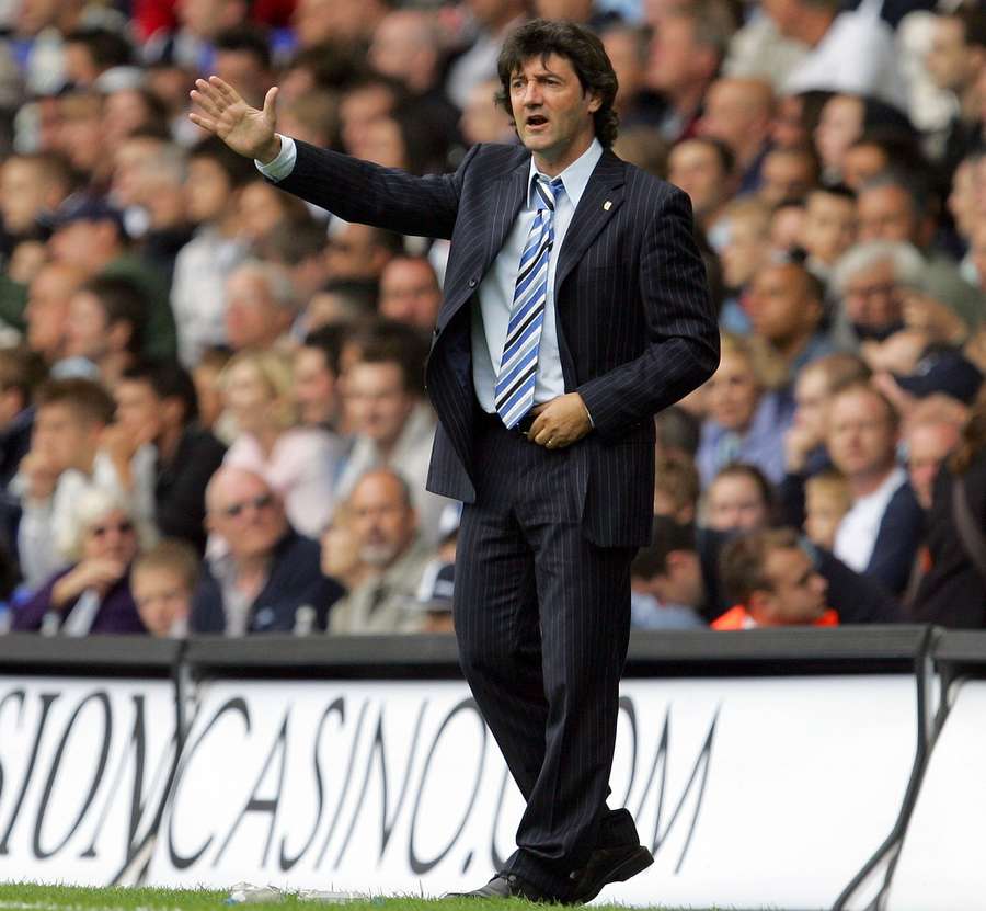 José Mari Bakero, como entrenador de la Real Sociedad
