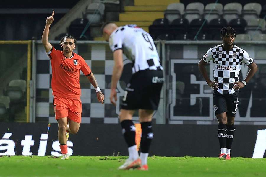 Jota Silva brilhou ao serviço do Vitória SC