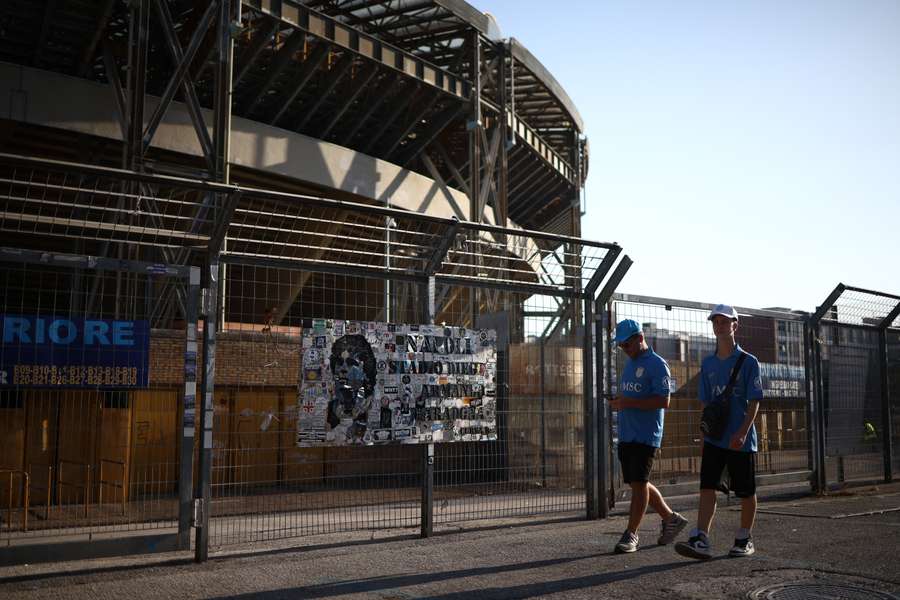Le stade du Napoli le 9 septembre.
