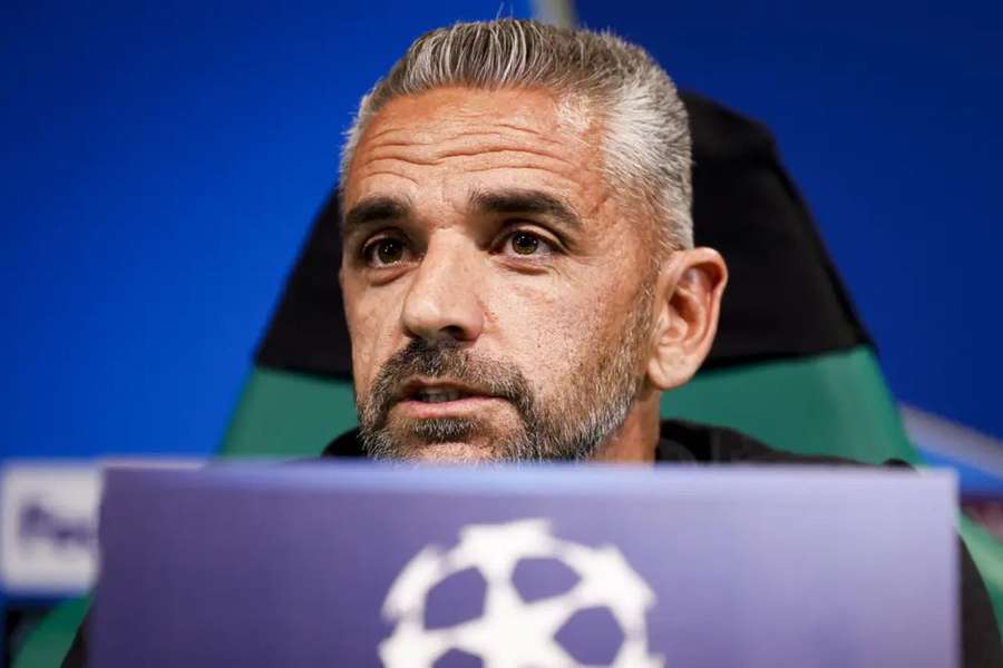 Rui Borges, treinador do Sporting Rui Borges, treinador do Sporting