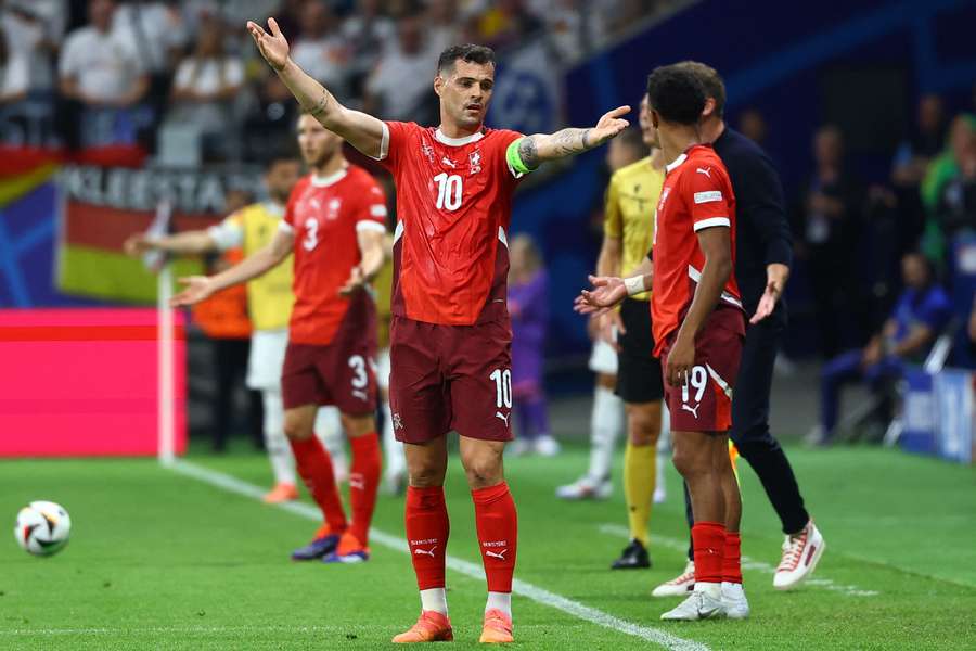 Xhaka's Switzerland finished second in their group