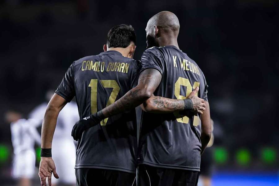 Durán festeja o golo do Qarabag