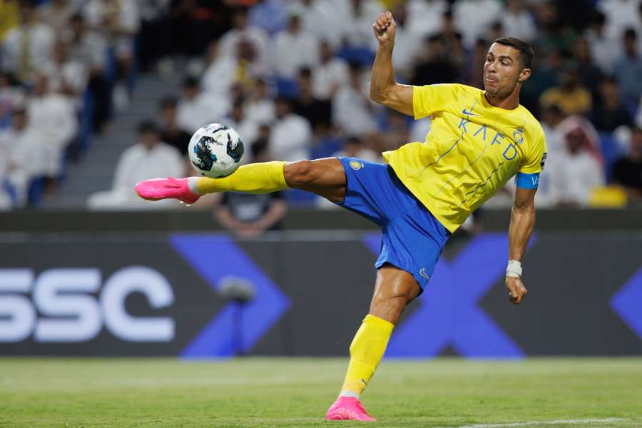 Cristiano Ronaldo foi o herói do Al-Nassr nesta quinta-feira (3)