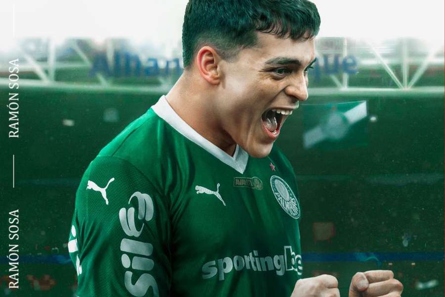 Palmeiras anuncia atacante Ramón Sosa, do Nottingham Forest