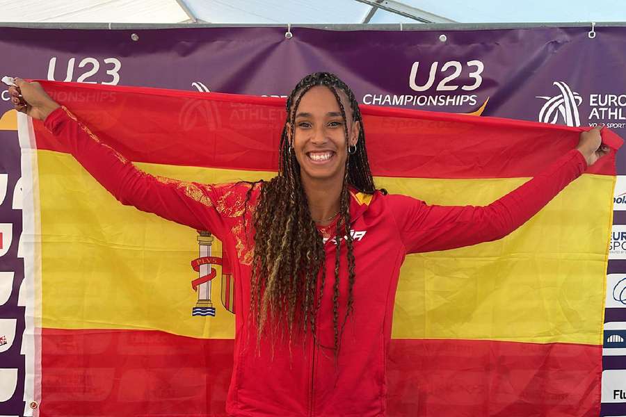 María Vicente, campeona de Europa sub23 de triple salto