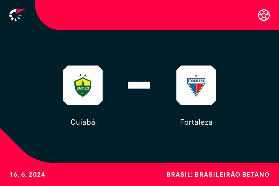 O Cuiabá recebe o Fortaleza neste domingo (16), na Arena Pantanal, às 18h30