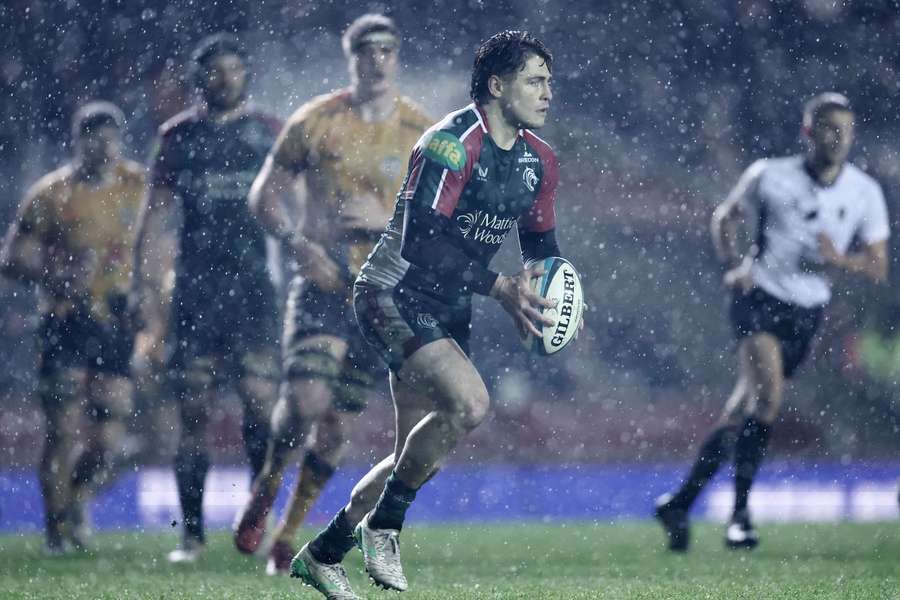 James O'Connor in action for Leicester in February this year. 