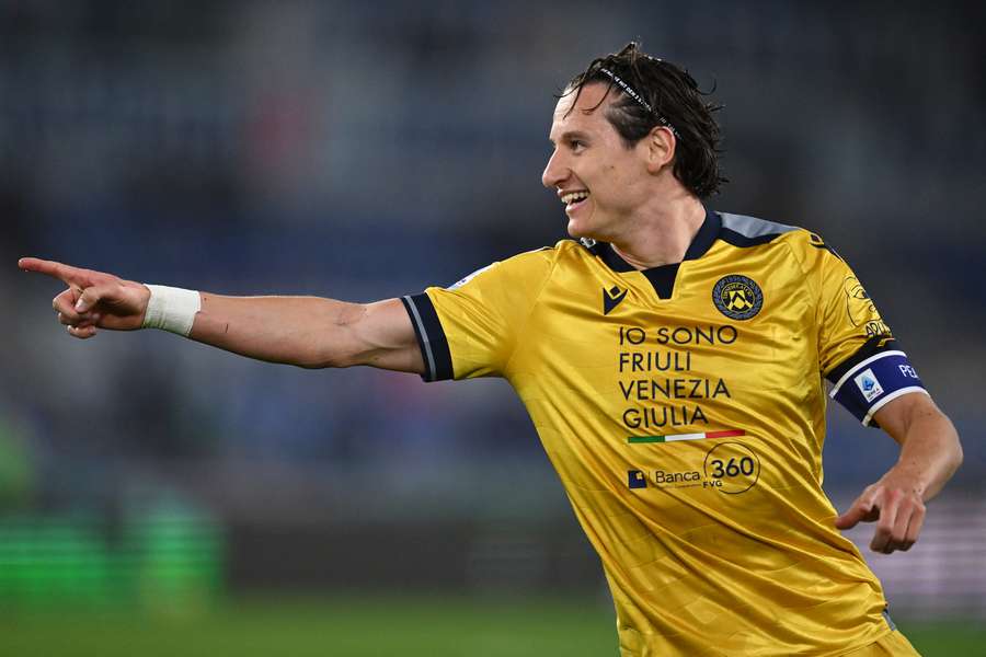 Thauvin avec l'Udinese.