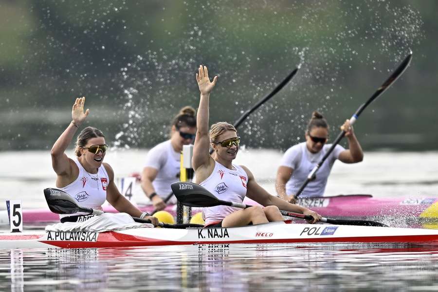 Naja i Puławska zdobyły złoty medal w kajakowej dwójce na 500 m na Igrzyskach Europejskich