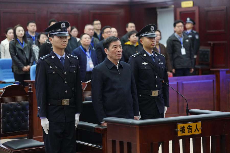 Chen Xuyuan durante el juicio