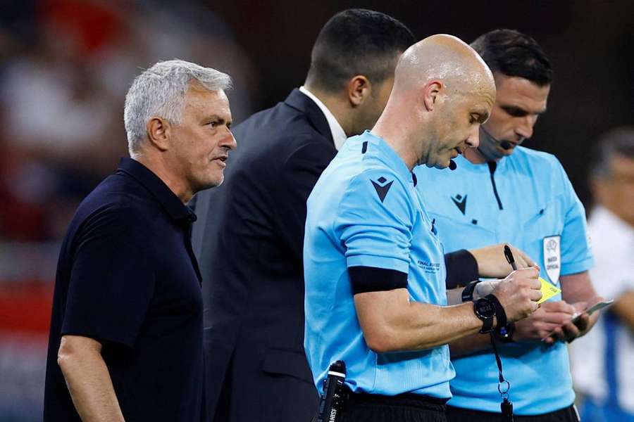 Following Roma's loss to Sevilla in the Europa League final, Mourinho was critical of the refereeing