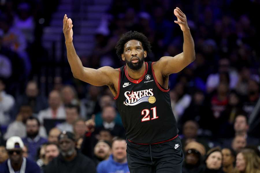 Joel Embiid, lors de ce mois de décembre. Joel Embiid, lors de ce mois de décembre.