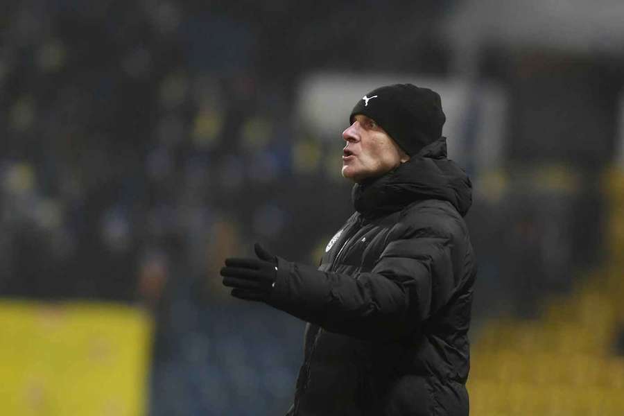 Trenér Slovácka Roman Skuhravý