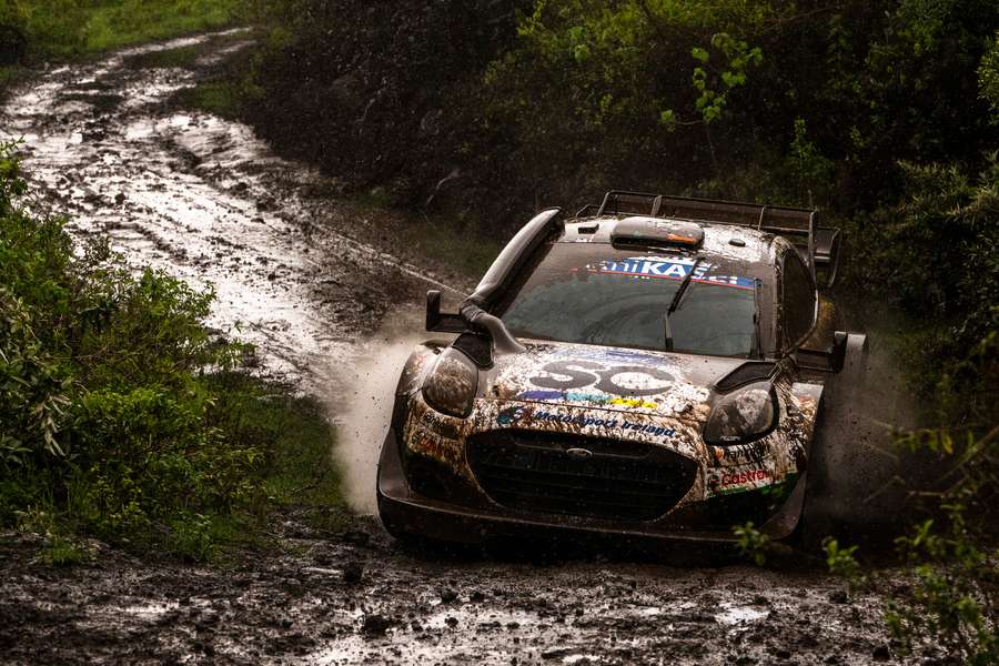 Evans, no rally do Quénia