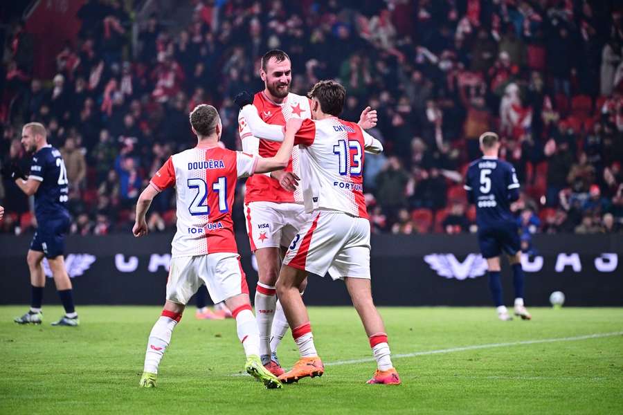 Tomáš Chorý dal Slovácku dva góly, uznán byl ale jen jeden.