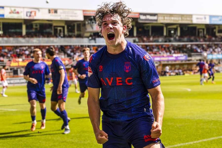 Willem II's Siegert Baartman celebrates scoring the 2-0 against FC Volendam Willem II's Siegert Baartman celebrates scoring the 2-0 against FC Volendam