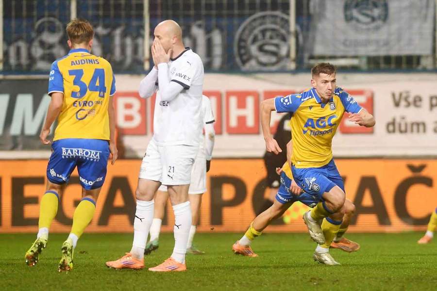 Útočník Slovácka Michael Krmenčík Útočník Slovácka Michael Krmenčík