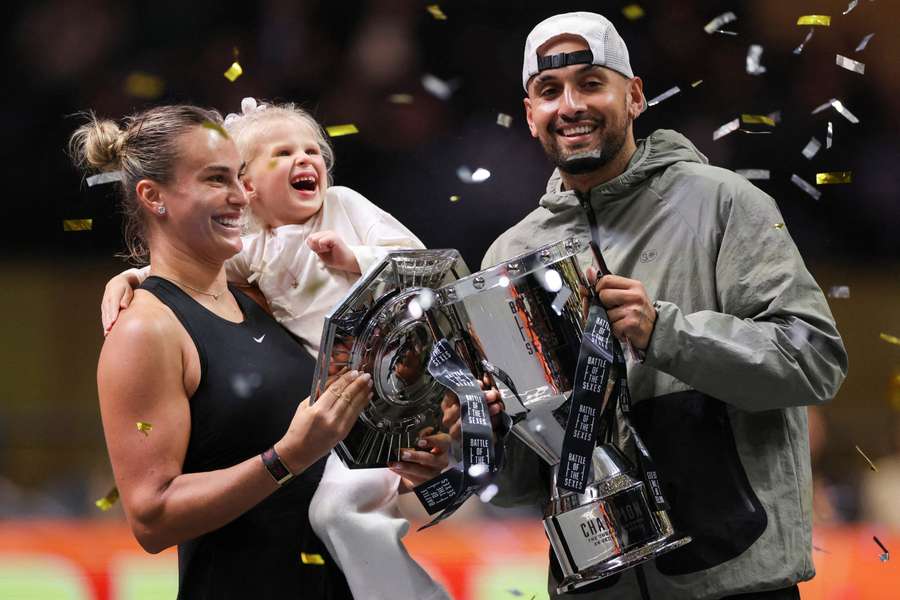Aryna Sabalenka (l.) und Nick Kyrgios (r.)