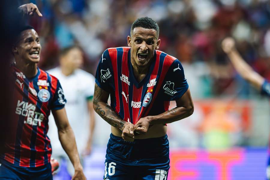 Luciano Juba fez o gol da vitória do Bahia contra o Fluminense