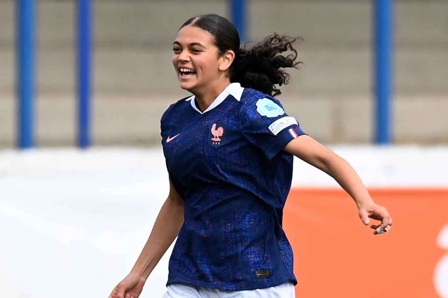 Mehisane Zidi, seule buteuse de la rencontre.