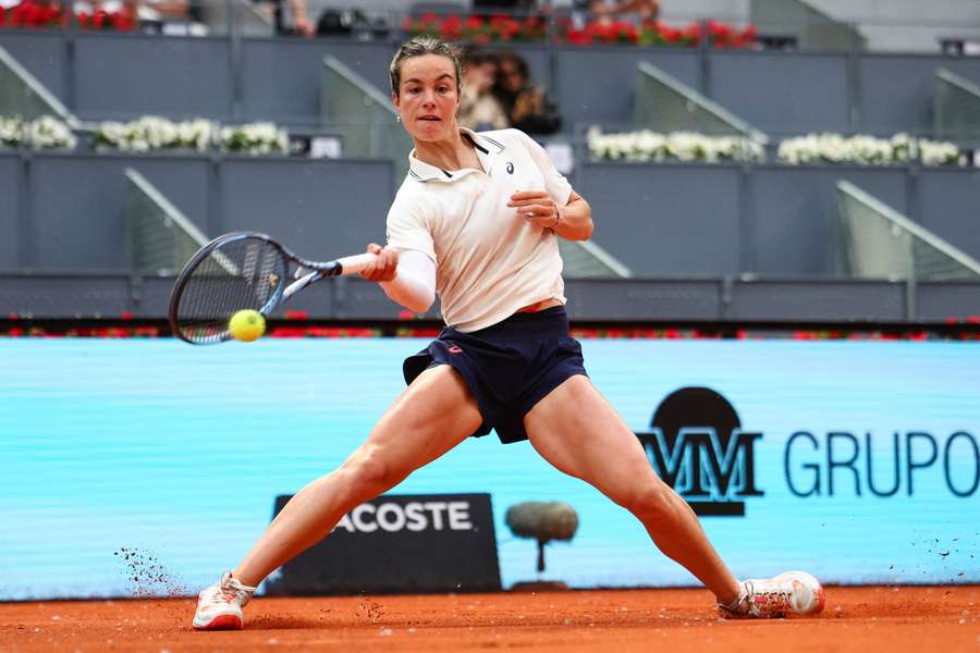 Boisson lors du WTA 1000 de Madrid le 21 avril.