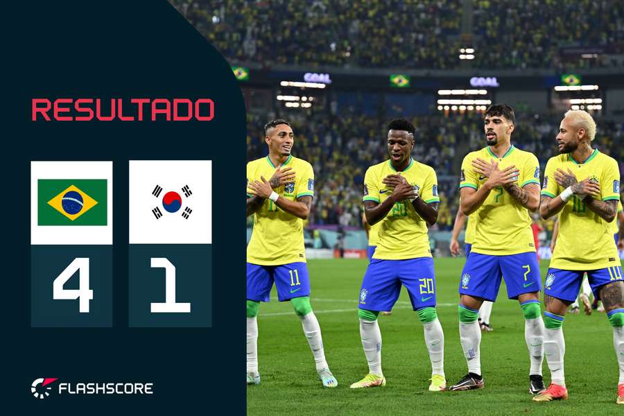 Festa brasileira no estádio 974