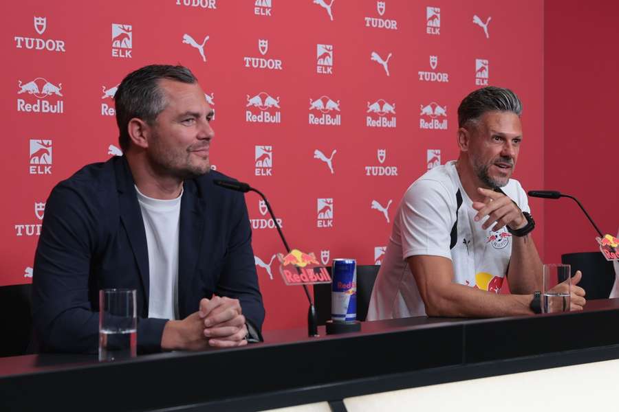 Marcel Schäfer und Martín Demichelis am Montag