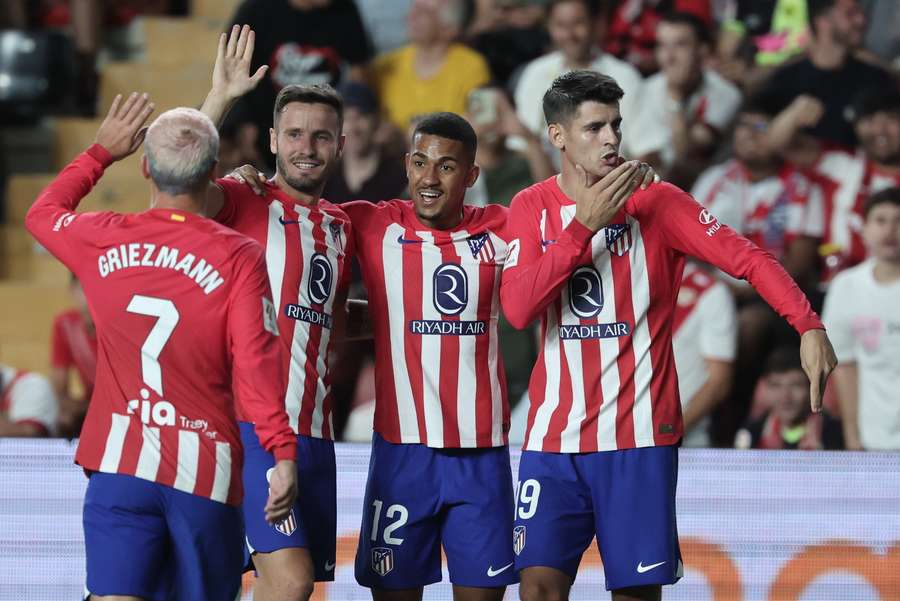 O Atlético de Madrid aplicou uma goleada histórica em começo promissor na temporada