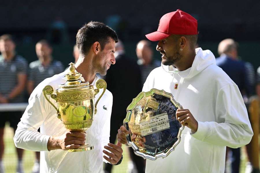 Djokovic defeated Kyrgios as he was crowned Wimbledon champion