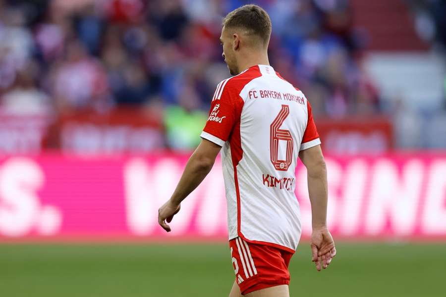 Joshua Kimmich tijdens de wedstrijd tegen Darmstadt