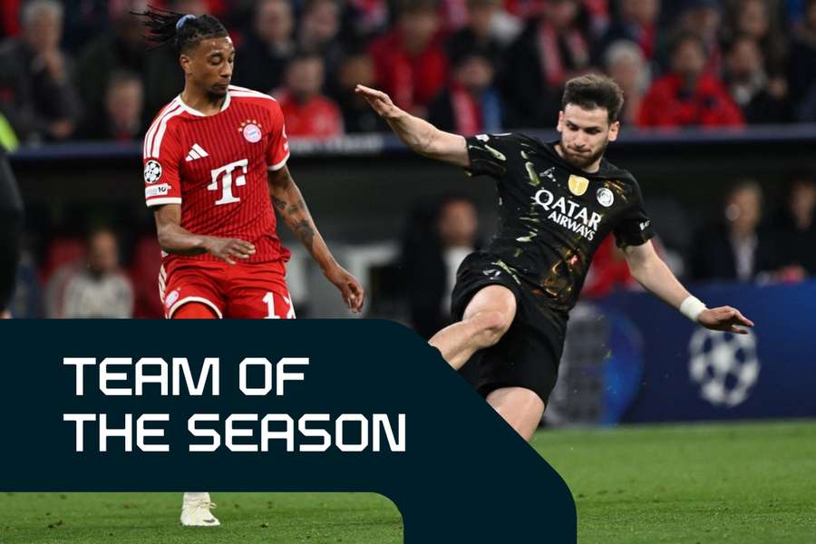 Olise and Kvaratskhelia make our Team of the Season