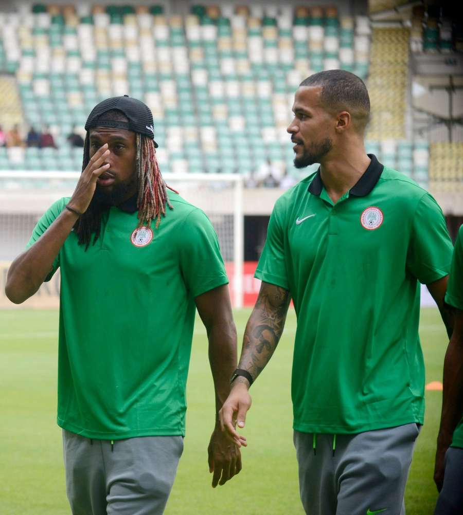 Alex Iwobi and William Troost-Ekong Alex Iwobi and William Troost-Ekong