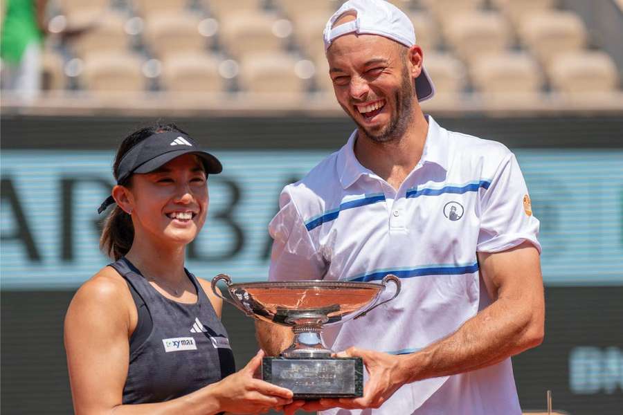 The pair rallied to beat Canada's Bianca Andreescu and New Zealander Michael Venus