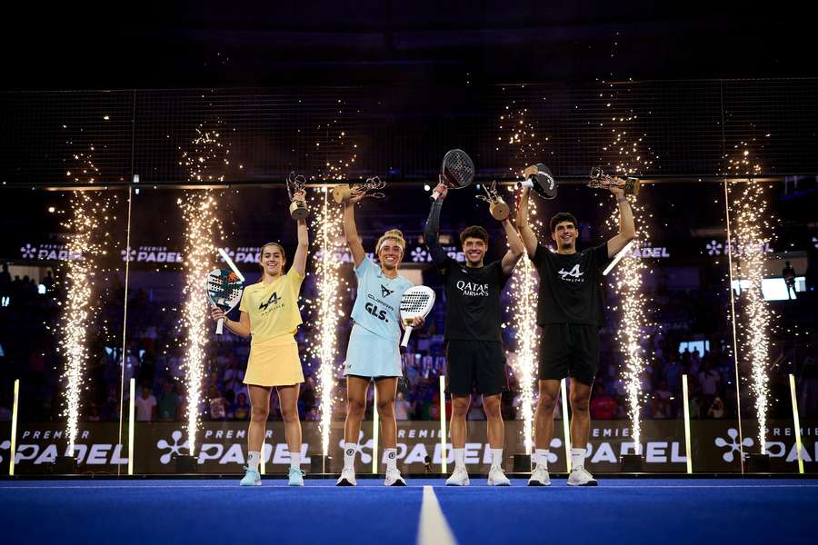Los ganadores del Málaga Premier Padel
