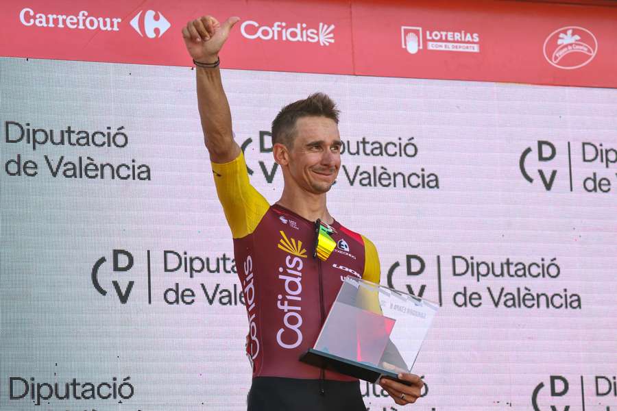 Coquard sa tešil z triumfu. Coquard sa tešil z triumfu.
