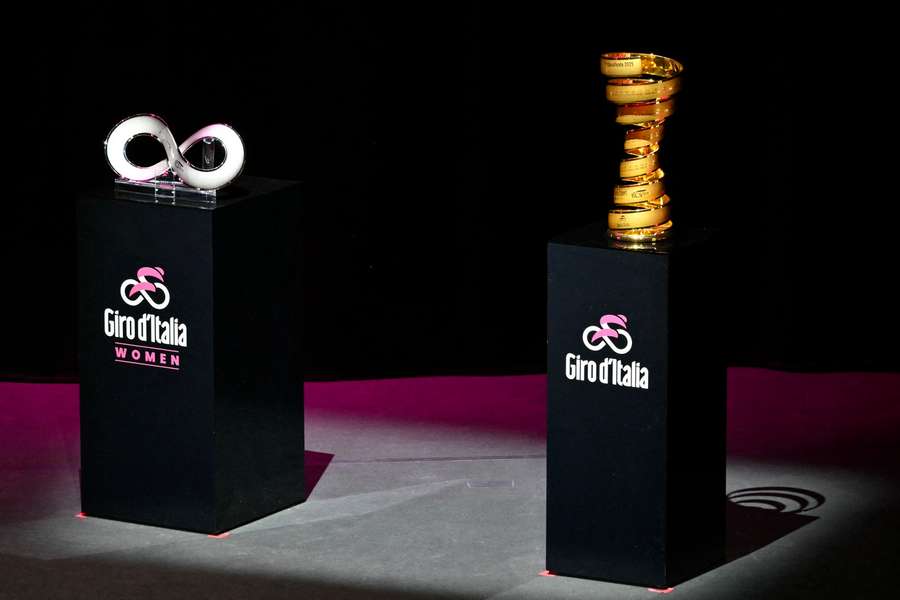 Os troféus do Giro d'Italia