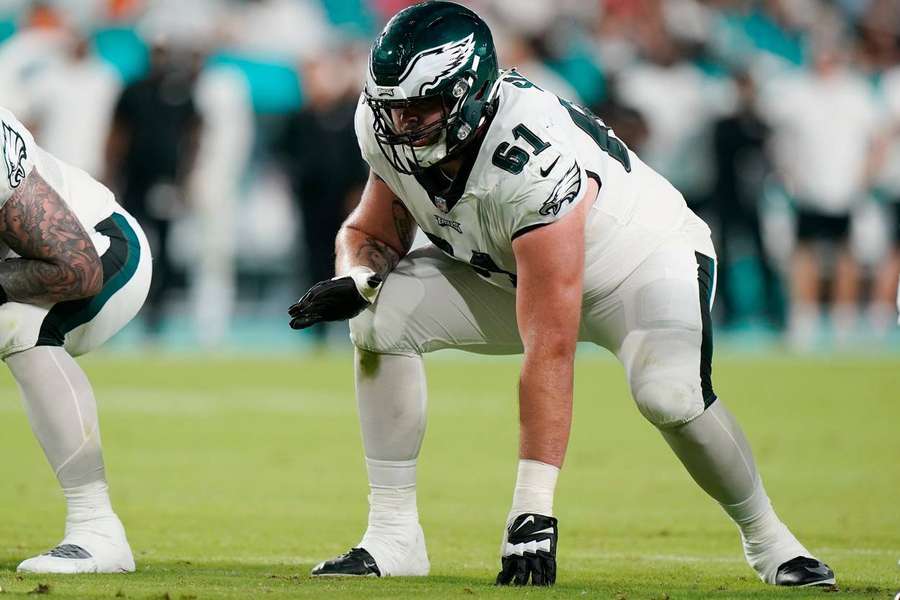 Josh Sills in a preseason game against the Miami Dolphins