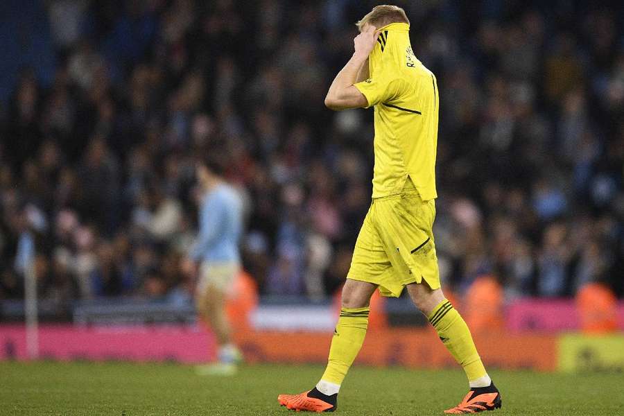 Aaron Ramsdale lamenta derrota para o City