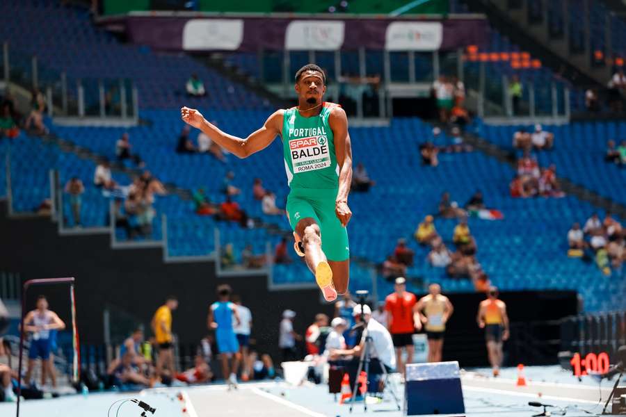 Gerson Baldé assegurou um lugar na final com os 7,99 metros da sua segunda tentativa Gerson Baldé assegurou um lugar na final com os 7,99 metros da sua segunda tentativa