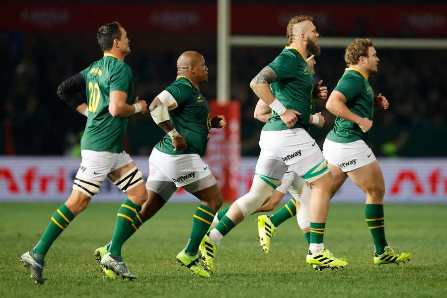 Bongi Mbonambi (second from the left) will bolster the Springboks' front row options. Bongi Mbonambi (second from the left) will bolster the Springboks' front row options.