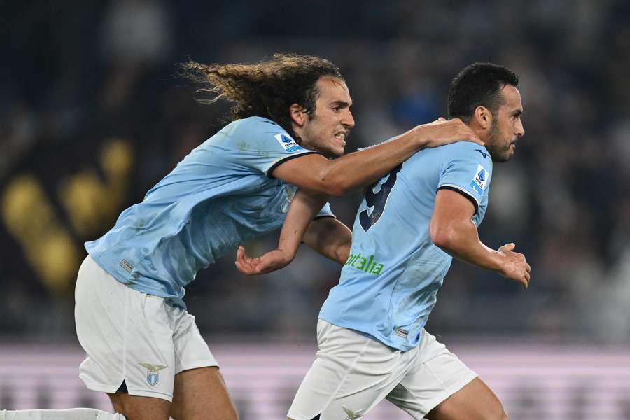 Pedro esulta per il gol segnato al Parma