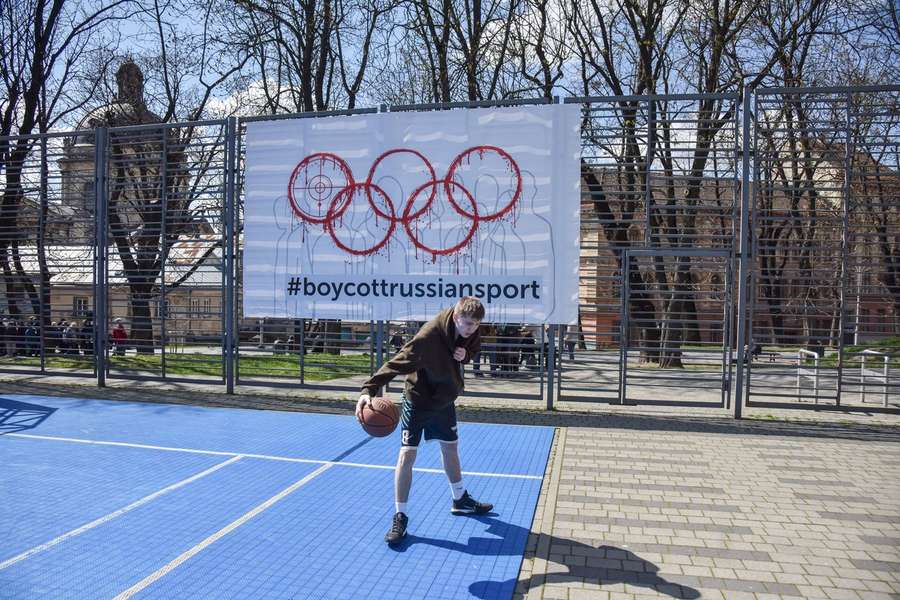 Een boycot tegen Russische deelname aan de Olympische Spelen in Lviv