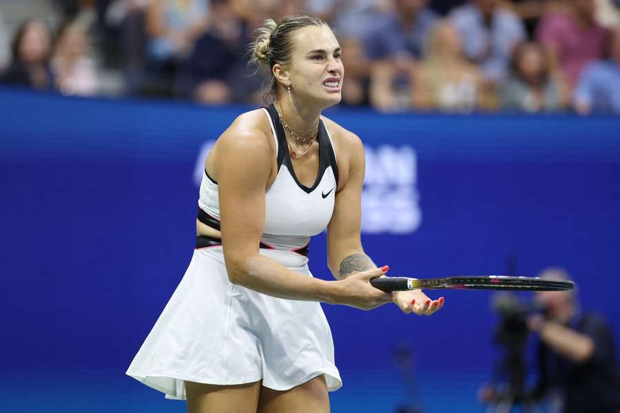 Aryna Sabalenka ist angeschlagen.