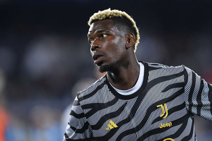 Paul Pogba of Juventus looks on during the Serie A match between Empoli and Juventus