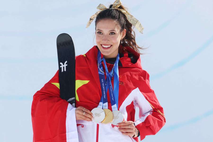 Eileen Gu regoûte à l'or