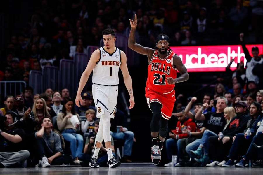 Patrick Beverley of the Chicago Bulls celebrates