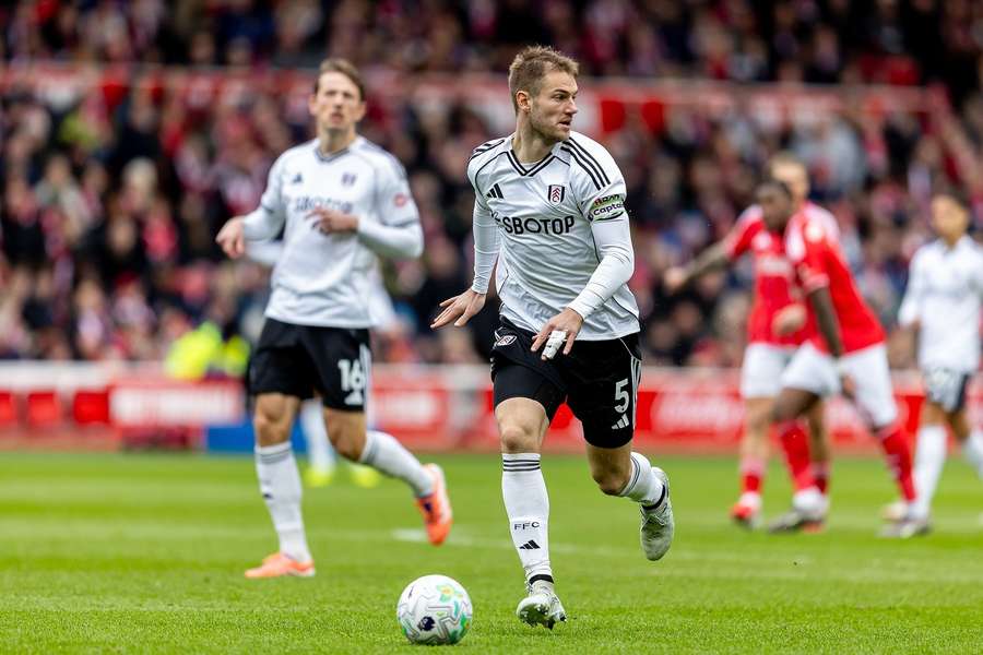 Fulham's Joachim Andersen is suspended for the match against North Macedonia